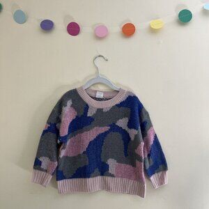 Stem Abstract Camouflage Sweater